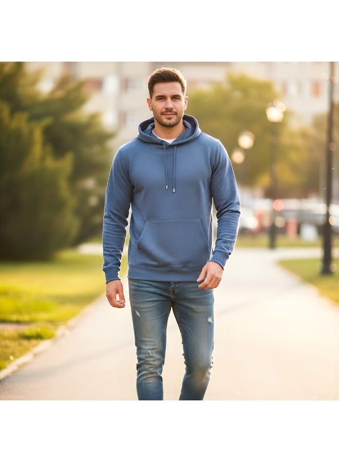 برينت شوب فور مي هوديي للرجال - بلوفر كلاسيكي بقلنسوة للرجال - هودي ناعم ومريح للارتداء اليومي، بدون سحاب، سويت شيرت دافئ وأنيق للخريف والشتاء - Image 3